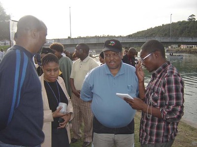 Minister Stofile interviewed by Talk of the Town journalist Thanduxolo Jika